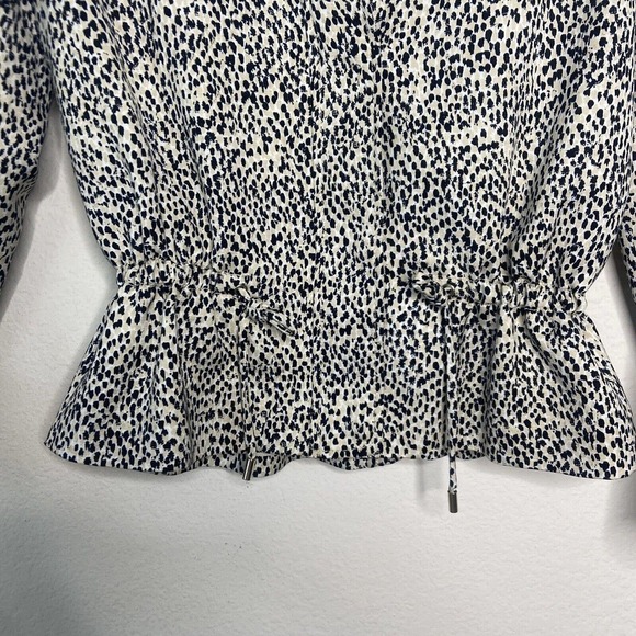 Club Monaco Animal Print Drawstring Waist Jacket XS - Picture 4 of 9